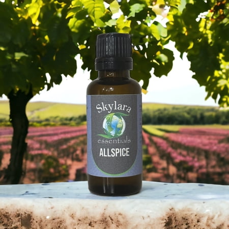 Skylara Essentials Organic Allspice Essential Oil for Fragrance and Aromatherapy