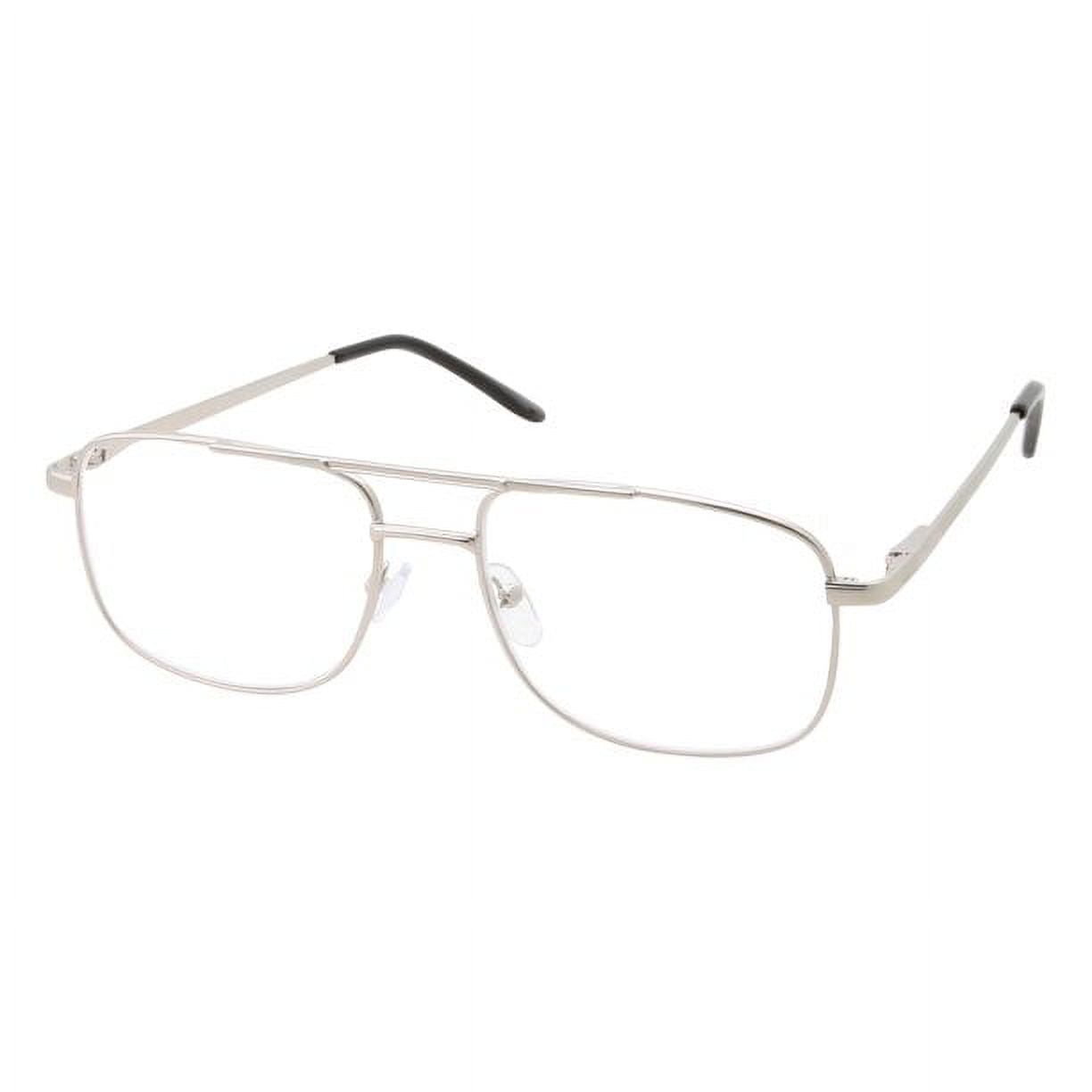Skylark Metal Frame Aviator Reading Glasses, Silver Kuwait Ubuy