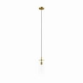 thumbnail image 1 of Modway Skylark Pendant Light in Clear Satin Brass, 1 of 7