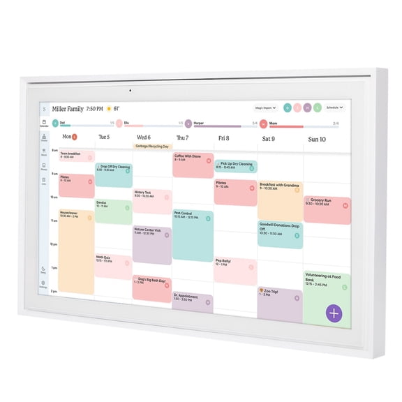 Skylight 15" Touchscreen Calendar & Organizer with 3-Year Photo & Video Storage, WiFi Digital Wall Calendar Planner