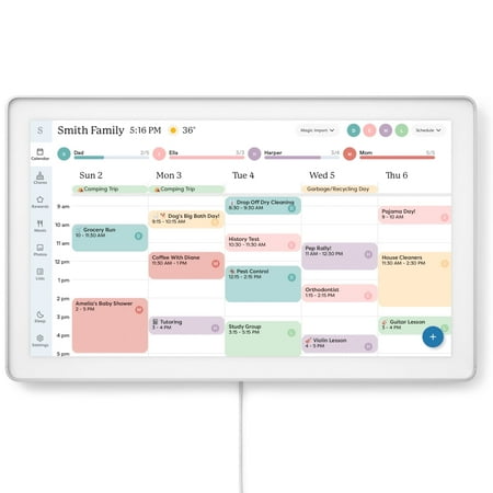 Skylight - Calendar Max: 27 inch Touchscreen Smart Calendar and Family Organizer - Aluminum