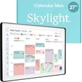 thumbnail image 1 of Skylight Calendar Max: 27-Inch Smart Digital Calendar & Chore Chart, Family Organizer with Interactive Touchscreen Display – Wall Mountable in Portrait or Landscape, Shadowbox Black Frame, 1 of 9