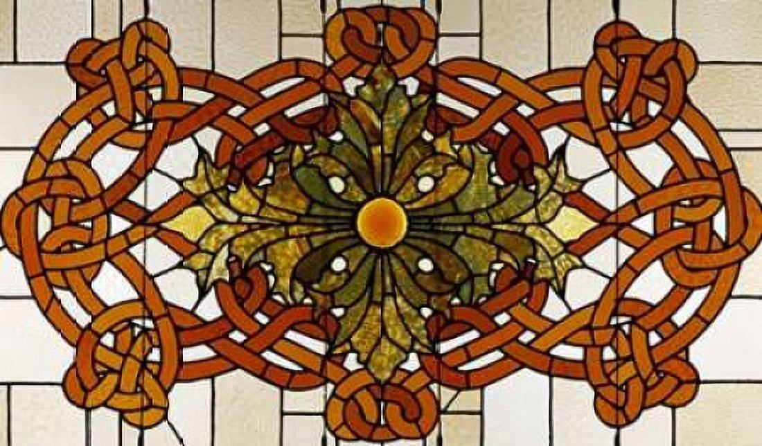 Skylight Panel For The Theatre of The Auditorium Building Chicago Illinois Canvas Art - Sullivan (12 x 18)