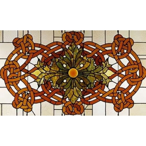 Skylight Panel For The Theatre of The Auditorium Building Chicago Illinois Poster Print by Sullivan (24 x 36)