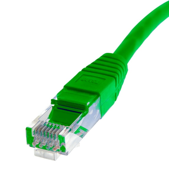 Skyline™ 8-Conductor 24 AWG RJ-45 Cat5e Ethernet Patch Cable (10ft, Green)