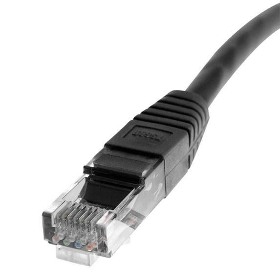 Skyline™ 8-Conductor 24 AWG RJ-45 Cat5e Ethernet Patch Cable (1ft, Black)