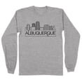 thumbnail image 1 of Skyline Albuquerque Long Sleeve Shirt Unisex Small Grey, 1 of 5