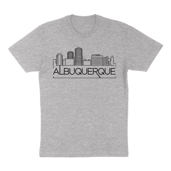 Skyline Albuquerque Shirt Unisex 3X-Large Grey