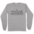 thumbnail image 1 of Skyline Amsterdam Long Sleeve Shirt Unisex 2X-Large Grey, 1 of 5