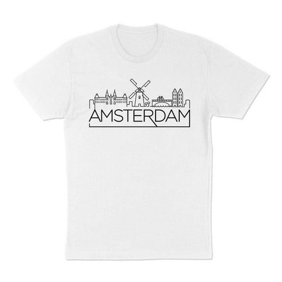 Skyline Amsterdam Shirt Unisex Large White