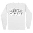 thumbnail image 1 of Skyline Athens Greece Long Sleeve Shirt Unisex Large White, 1 of 5