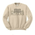 thumbnail image 1 of Skyline Athens Greece Sweatshirt Unisex Large Sand, 1 of 5