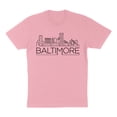 thumbnail image 1 of Skyline Baltimore Maryland Shirt Unisex 3X-Large Pink, 1 of 5
