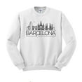 thumbnail image 1 of Skyline Barcelona Sweatshirt Unisex Large White, 1 of 5