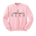 thumbnail image 1 of Skyline Bern Switzerland Sweatshirt Unisex Small Pink, 1 of 5