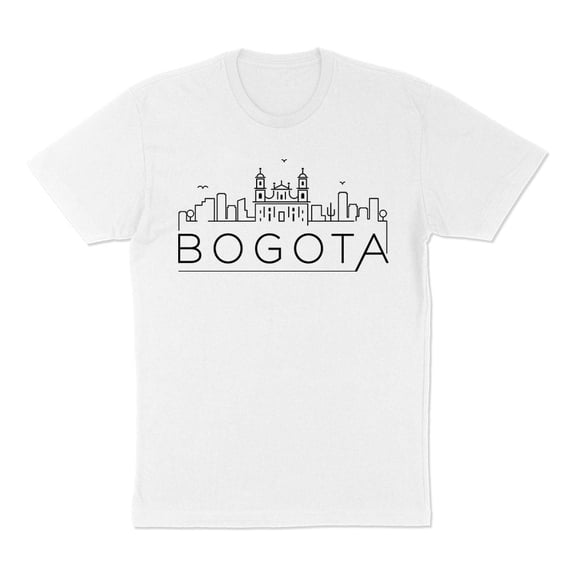 Skyline Bogota Colombia Shirt Unisex 4X-Large White