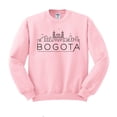 thumbnail image 1 of Skyline Bogota Colombia Sweatshirt Unisex 2X-Large Pink, 1 of 5