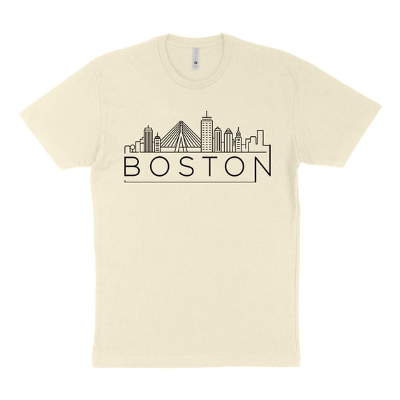 Skyline Boston Massachusetts Shirt Unisex X-Small Natural