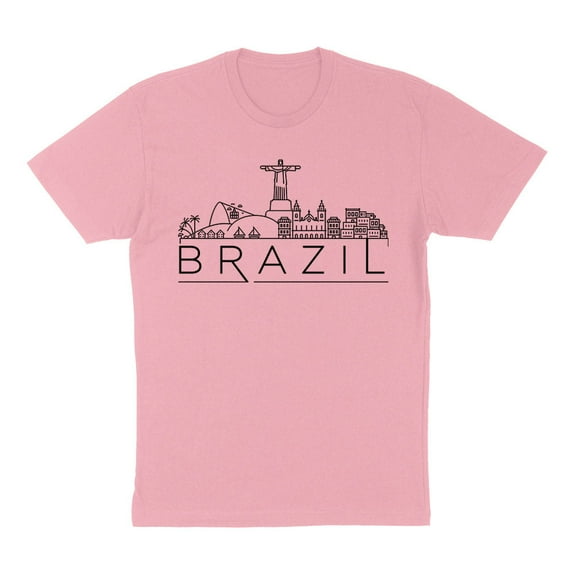 Skyline Brazil Shirt Unisex X-Small Pink