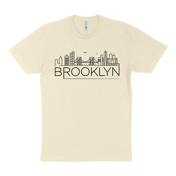Skyline Brooklyn New York Shirt Unisex Medium Natural