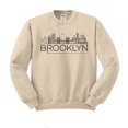 thumbnail image 1 of Skyline Brooklyn New York Sweatshirt Unisex X-Large Sand, 1 of 5