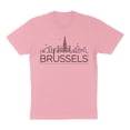 thumbnail image 1 of Skyline Brussels Belgium Shirt Unisex X-Large Pink, 1 of 5