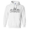 thumbnail image 1 of Skyline Cambridge England Hoodie Sweatshirt Unisex 2X-Large White, 1 of 5