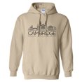 thumbnail image 1 of Skyline Cambridge England Hoodie Sweatshirt Unisex X-Large Sand, 1 of 5
