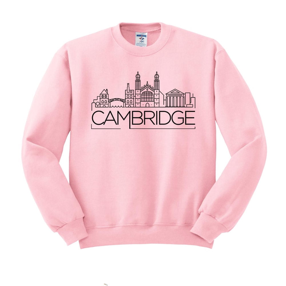 Skyline Cambridge England Sweatshirt Unisex 3X-Large Light Blue