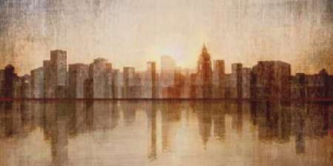 Skyline Canvas Art - Amori (10 x 20)