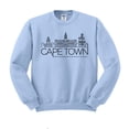 thumbnail image 1 of Skyline Cape Town South Africa Sweatshirt Unisex Large Light Blue, 1 of 5