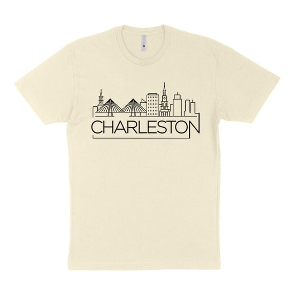 Skyline Charleston South Carolina Shirt Unisex 4X-Large Natural
