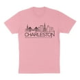 thumbnail image 1 of Skyline Charleston South Carolina Shirt Unisex Small Pink, 1 of 5