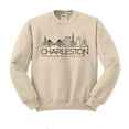 thumbnail image 1 of Skyline Charleston South Carolina Sweatshirt Unisex Medium Sand, 1 of 5