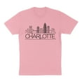thumbnail image 1 of Skyline Charlotte North Carolina Shirt Unisex 2X-Large Pink, 1 of 5