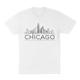 thumbnail image 1 of Skyline Chicago Illinois Shirt Unisex Large White, 1 of 5