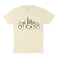 thumbnail image 1 of Skyline Chicago Illinois Shirt Unisex Medium Natural, 1 of 5