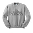 thumbnail image 1 of Skyline Chicago Illinois Sweatshirt Unisex 5X-Large Grey, 1 of 5