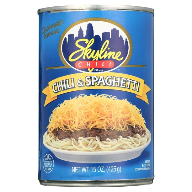 Skyline Chili Skyline Chili & Spaghetti, 15 oz - Walmart.com