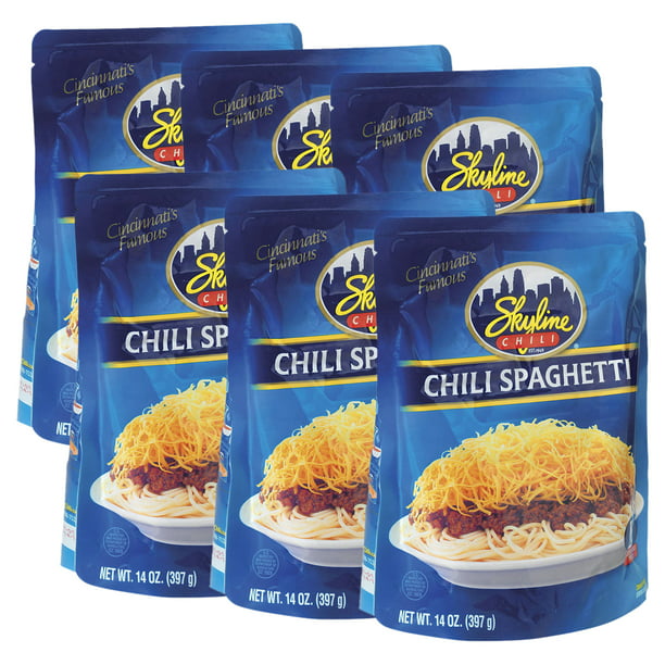 (6 pack) Skyline Chili Spaghetti,14 Oz - Walmart.com