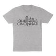 thumbnail image 1 of Skyline Cincinnati Ohio Shirt Unisex Small Grey, 1 of 5