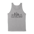 thumbnail image 1 of Skyline Cleveland Ohio Tank Top Unisex Medium Grey, 1 of 5
