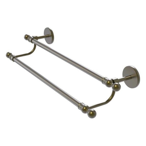 Skyline Collection Double Towel Bar - Antique Brass / 24 Inch
