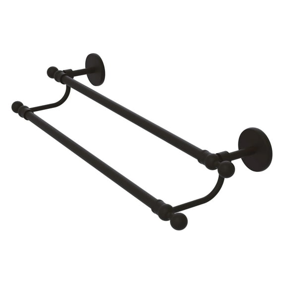 Skyline Collection Double Towel Bar - Oil Rubbed Bronze / 18 Inch