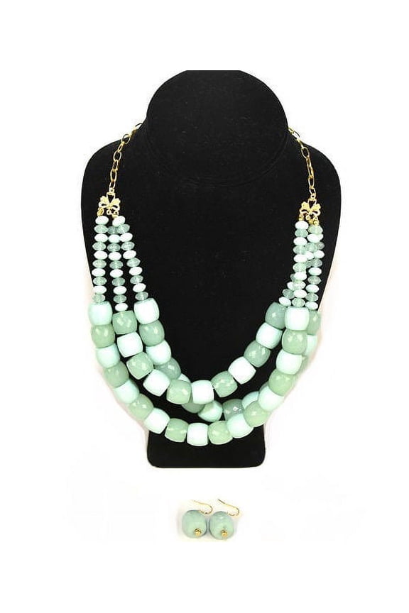 Skyline Collection Lot of 49 Sets Women's Bold Ocean Blue Necklace & Earrings