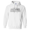 thumbnail image 1 of Skyline Colorado Springs Hoodie Sweatshirt Unisex Large White, 1 of 5