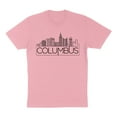 thumbnail image 1 of Skyline Columbus Ohio Shirt Unisex 3X-Large Pink, 1 of 5