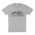 thumbnail image 1 of Skyline Columbus Ohio Shirt Unisex X-Small Grey, 1 of 5