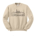 thumbnail image 1 of Skyline Copenhagen Denmark Sweatshirt Unisex Large Sand, 1 of 5