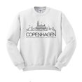thumbnail image 1 of Skyline Copenhagen Denmark Sweatshirt Unisex Large White, 1 of 5